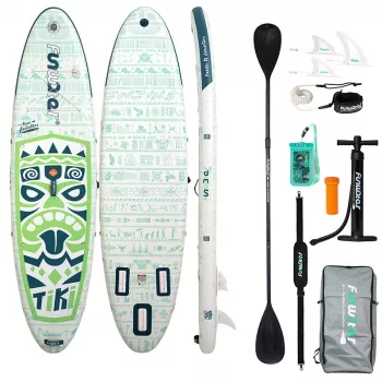 Deska SUP FunWater SUPFW05D Tiki (zielona)