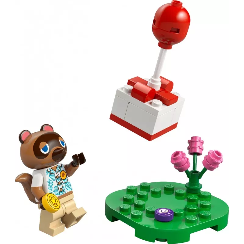 30731 Animal Crossing Tom Nook i Balon-Prezent, Zestaw konstrukcyjny Polybag