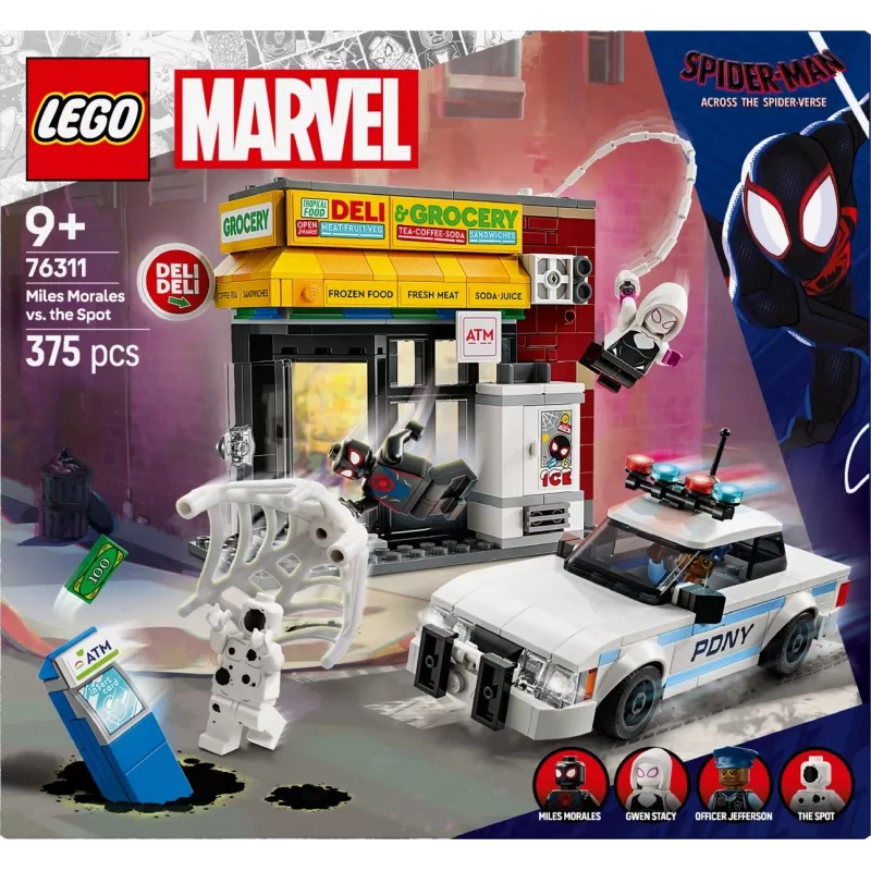 LEGO MARVEL 76311 Miles Morales kontra The Spot