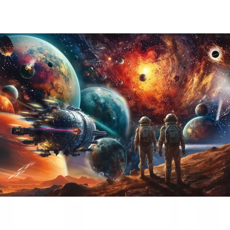 Puzzle Schmidt Spiele Michele Farella 1000 elementów — Cosmic Splendor of Colors