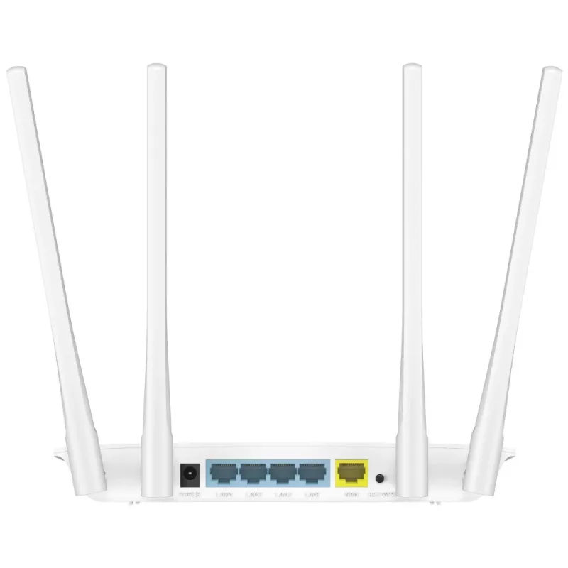 Router stołowy Cudy WR1200 Dwuzakresowy Wi‑Fi 5 (802.11ac) 867 Mbit/s, 4x RJ‑45 LAN, Biały