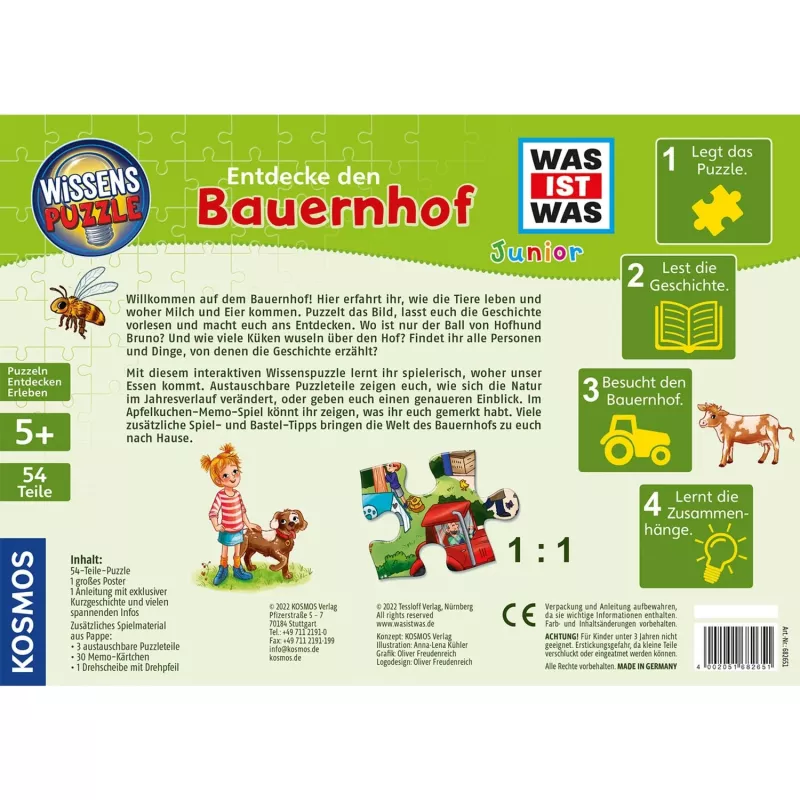 Kosmos 682651 puzzle Jigsaw puzzle 54 szt. Farm