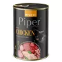 Mokra karma dla kota Dolina Noteci Piper Animals z kurczakiem 400 g, pełnoporcjowa karma dla dorosłych, 11% białka, 5% tłuszczu, 80% wilgotności