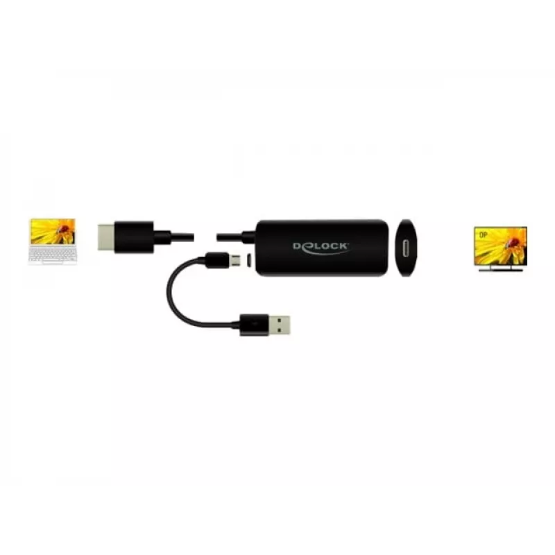 Adapter HDMI-A męski na USB Type-C żeński DeLOCK 63251