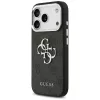 GUESS | Hardcase 4G | Pokrowiec tylny | iPhone 17 Pro Max | Apple | Skóra ekologiczna/PC/Tworzywo sztuczne/TPU | Czarny