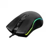 Przewodowa podgrzewana mysz gamingowa ActiveJet AMY-W390 — symetryczna, optyczna 2000 DPI, USB typu A, 4 przyciski, czarna