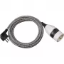 Brennenstuhl 1161830 Kabel przedłużający 3 m 1 wyjście AC do użytku wewnętrznego Czarny - Biały (1161830)