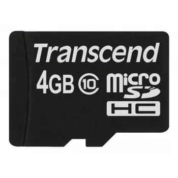 Karta pamięci flash Transcend MicroSDHC 4 GB Class 10 TS4GUSDC10