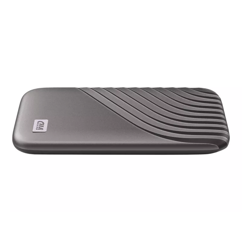 WD My Passport SSD WDBAGF0040BGY - SSD - szyfrowany - 4 TB - zewnętrzny (przenośny) - USB 3.2 Gen 2 (złącze USB-C) - 256-bitowy AES - Szary