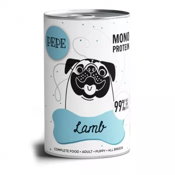 PAKA ZWIERZAKA Pepe Lamb - mokra karma dla psa - 400g