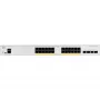 Cisco - Catalyst 1000-24P-4G-L - Switch - zarządzany - 24 x 10/100/1000 (PoE+) + 4 x Gigabit SFP (Uplink) - montaż w szafie RACK - PoE+ (195 W)