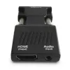 SAVIO CL-145 konwerter VGA do HDMI, audio, Full HD, czarny