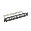 Patch panel LANBERG PPKS-9212-B 12-port 1U 10 cali FTP