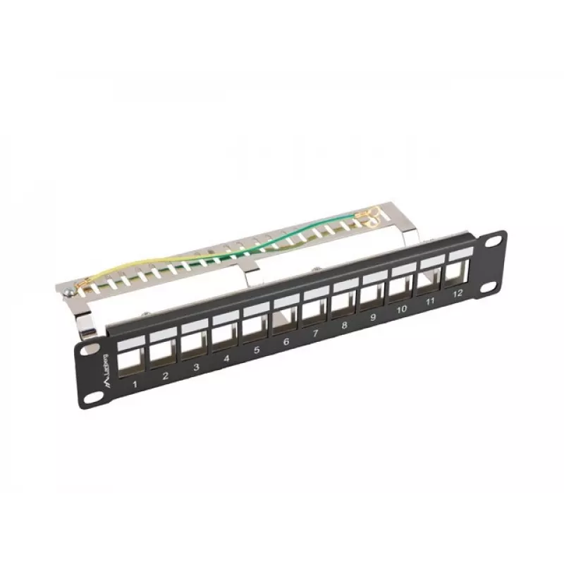 Patch panel LANBERG PPKS-9212-B 12-port 1U 10 cali FTP