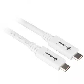 Kabel USB Sharkoon USB 3.2 Gen 1 0,5 m Biały
