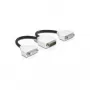 Adapter kabla wideo DeLOCK 65281 DMS 2 x DVI 0.2 m Czarny