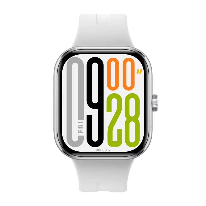 Smartwatch Xiaomi Watch 5 Silver, 2,07 cala (5,26 cm) AMOLED, koperta 47,5 mm, pasek TPU, 5 ATM, bateria 24 dni