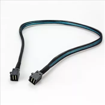 Fantec 2499 Serial Attached SCSI (SAS)-Cable 0,7 m 12 Gbit/s Czarny - niebieski (2499)