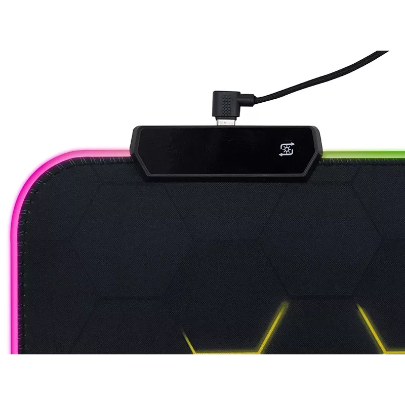 Podkładka pod klawiaturę i mysz TRACER GAMEZONE Hexy1 RGB 80/30/0,4