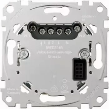Sterowanie roletami Merten MEG5165-0000, metaliczne, 220–230 V AC, 50–60 Hz, maks. 1000 W