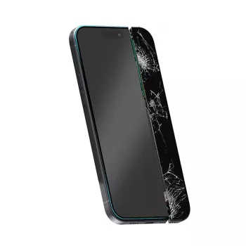 Hybrydowe hartowane szkło ochronne na ekran Crong do iPhone 15 CRG-NANO-IP61 twardość 9H odporne na zarysowania