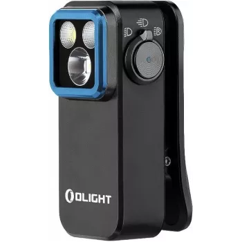 Klips LED olight OCLIP PRO (model 12894) z 3 źródłami światła, czarny, wielofunkcyjny