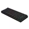 Mechaniczna klawiatura gamingowa SAVIO CzarnyOUT X2 BROWN 61-klawiszowa 60% USB QWERTY RGB Outemu Brown