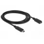 Kabel USB DeLOCK 85534 USB 3.2 Gen 1 1.5m USB C Czarny