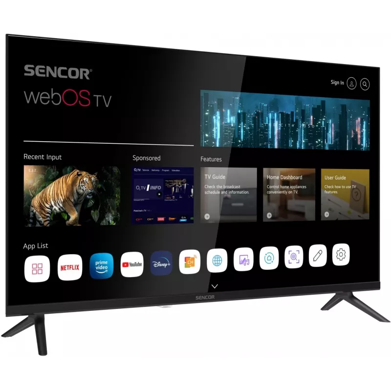 Telewizor SENCOR SLE 32S830WB 32 cale LED Smart webOS 12V BT5.0