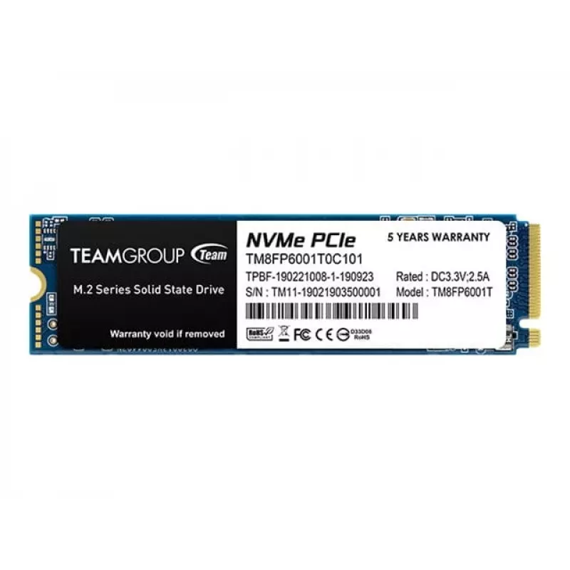 Dysk SSD Team Group 1 TB M.2 PCI Express 3.0 NVMe MP33