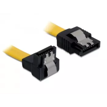 Kabel SATA DeLOCK 0.5m męski/męski żółty