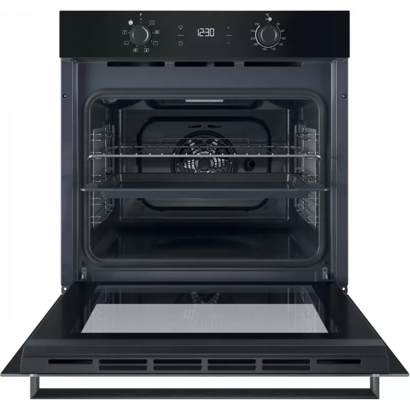 Piekarnik INDESIT | IO K55C B | 71 L | Elektryczny | Katalityczny | Elektroniczny | Wysokość 59,5 cm | Szerokość 59,5 cm | Czarny