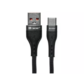 Kabel Tracer 47486 USB A - Lightning M/M 1m Czerwony
