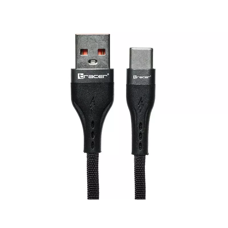 Kabel Tracer 47486 USB A - Lightning M/M 1m Czerwony