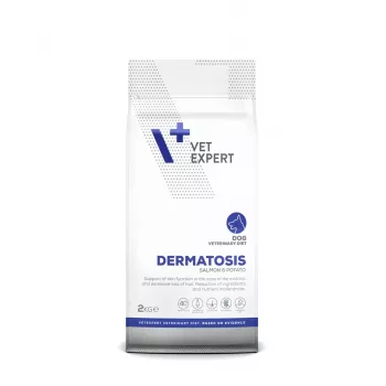 VET EXPERT Veterinary Diet Dermatosis Dog Salmon & Potato - sucha karma dla psów - 2 kg