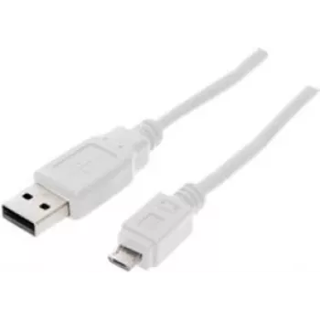 Kabel USB ShiverPeaks BS77182-W 1,8 m USB 2.0 Micro-USB B Biały