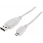 Kabel USB ShiverPeaks BS77182-W 1,8 m USB 2.0 Micro-USB B Biały