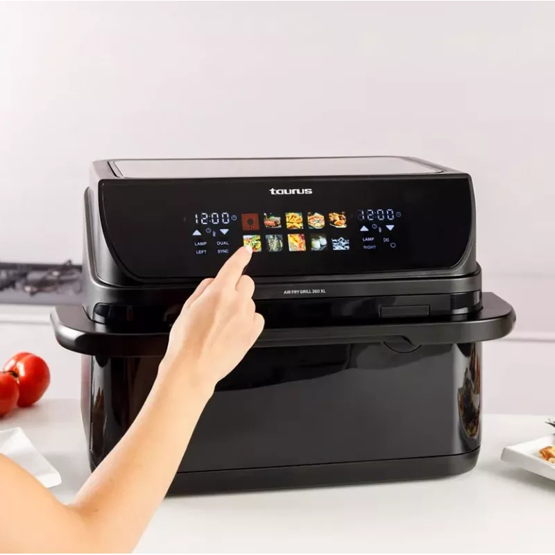 Beztłuszczowa frytkownica z długim koszem i grillem Taurus 973004000
