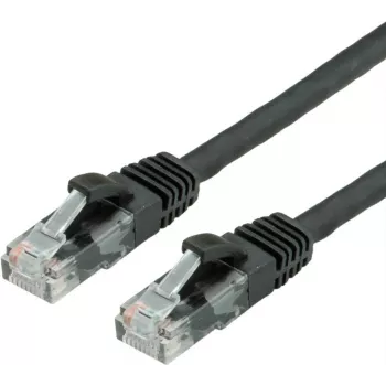 UTP PatchCord Cat6a. CU. Czarny. 0.3m - Kabel - Sieciowy (21.99.1464)