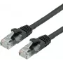 UTP PatchCord Cat6a. CU. Czarny. 0.3m - Kabel - Sieciowy (21.99.1464)