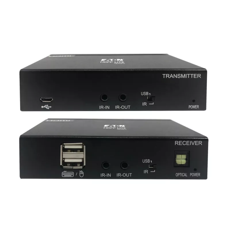 Zestaw przedłużacza DisplayPort na HDMI przez Cat6 z obsługą KVM, 4K 60Hz, 4:4:4, USB, PoC, HDCP 2.2, do 70 m, TAA - Rozszerzenie wideo/audio, HDMI, DisplayPort