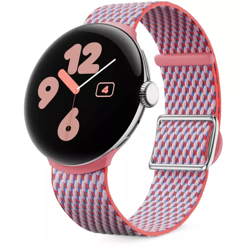 Google - Pasek do smartwatcha - 140–215 mm - piwonia - do Pixel Watch 3 (GA06138-WW)