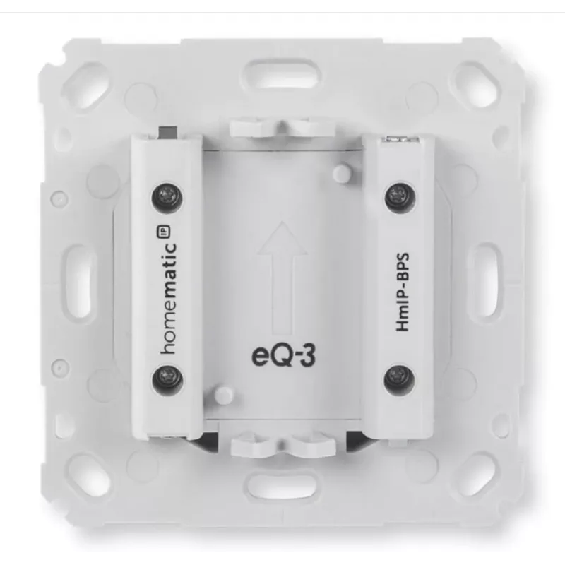 Bezprzewodowy przycisk ścienny Homematic IP HmIP-BPS, biały, IP20, 71×71×43 mm
