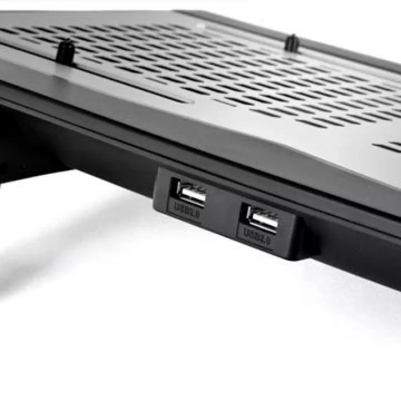 Podkładka chłodząca do notebooka THERMALTAKE CL-N002-PL12BL-A z wentylatorem 12 cm, aluminiowo-plastikowa, 390×277,5×49,3 mm, 1000–1300 obr./min