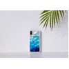 Etui na smartfon iKins do iPhone XS/S niebieskie jezioro białe