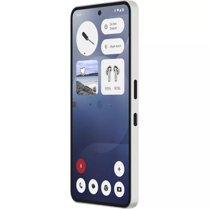 Nothing Phone (3a) 17,2 cm (6,77 inch) Dual SIM Android 15 5G USB Type-C 12 GB 256 GB 5000 mAh Biały