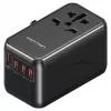 Ładowarka Vention FJGB0 100 W GaN z 3× USB-C i 1× USB-A, czarna