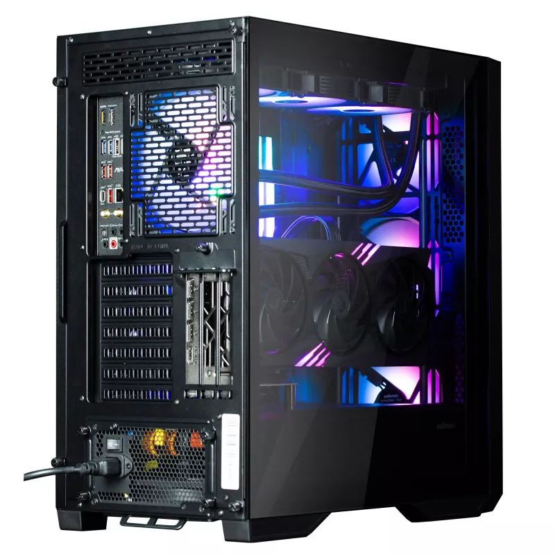 Zalman Z9 Iceberg MS Czarna Obudowa ATX Mid Tower z 4x 140 mm ARGB wentylatorami - Midi/Mini Tower - ATX