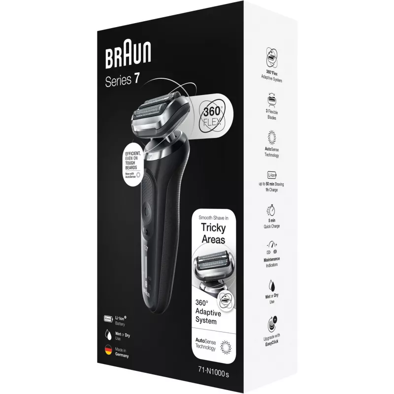 Braun Series 7 71-N1000s Golarka foliowa Czarny