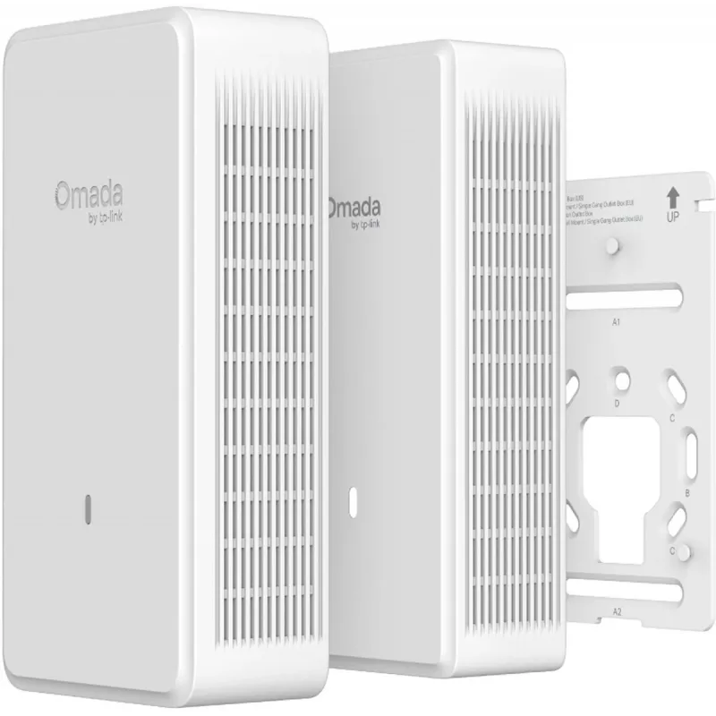 Punkt dostępowy bezprzewodowy TP-LINK EAP775-Wall 9300 Mbit/s, trójzakresowy 2.4/5/6 GHz, 5x RJ-45, PoE, biały
